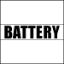 Picture of Battery Decal Part #BATTERY DECAL
