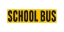 Picture of Magnetic "SCHOOL BUS" Sign - 8"x28" Part#SB 8x28" Magnetic