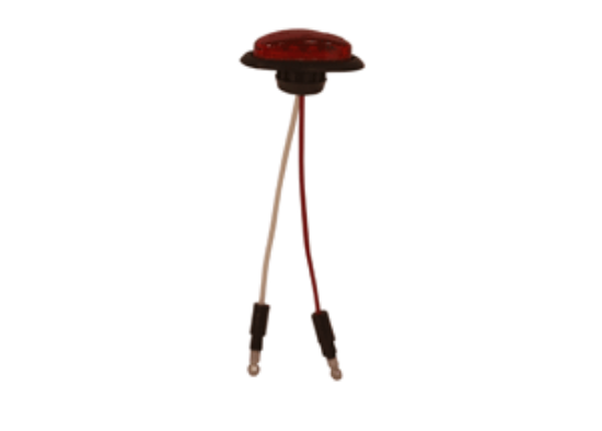 Picture of MARKER LAMP RED 3" OBLONG,MICRONOVA, LED, W/GROMMET Part# GRT47962