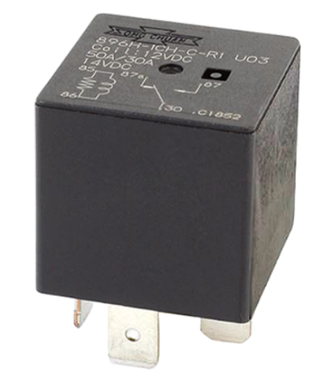 Picture of RELAY, 12V, MINI, ISO AUTOMOTIVE W/O MTG FLANGE Part # 01868017