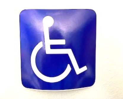 Picture of DECAL, HANDICAPPED ACCESS, 6X6 Part # 01584499 