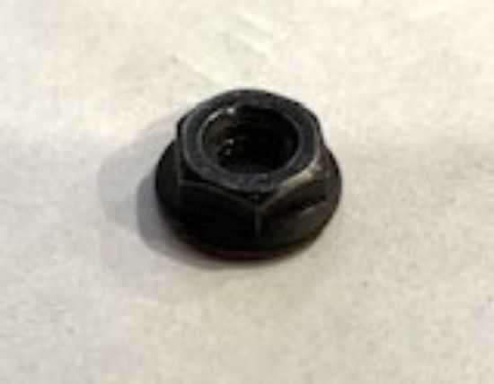 Picture of NUT, HEX, FLANGE SER, 1/4-20, BLACK ZINC Part # 00659979