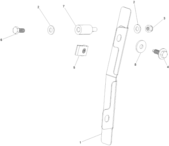 Picture of KIT, INSTL, FRONT GRILLE, BBCV Part # 10076741