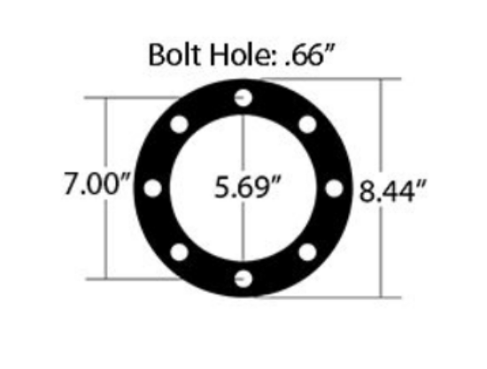 Picture of GASKET, AXLE, REAR, AXLE SHAFT Part # 00043449