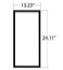 Picture of RUBBER, GLAZING, O/O ENTRANCE DOOR, TC, AA, CS Part # 01773027