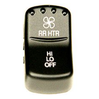 Picture of ROCKER, BUTTON, NGR, HEATER, REAR Part # 10007878