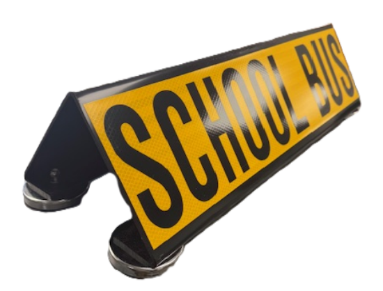 MAGNETIC SCHOOL BUS SIGN FOR ROOFTOP - VANS & CARS Part # ORS-KIT ...
