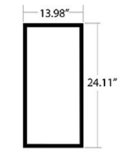 Picture of RUBBER, GLAZING, O/O ENTRANCE DOOR D3 Part # 00127660